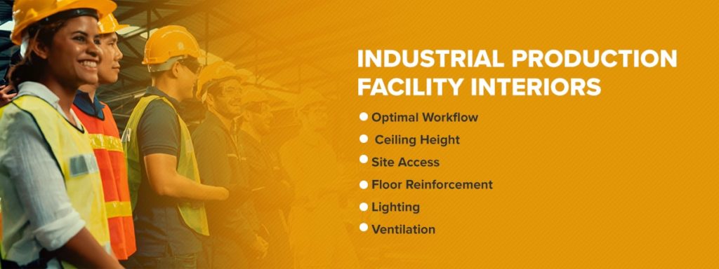 Industrial Production Facility Interiors